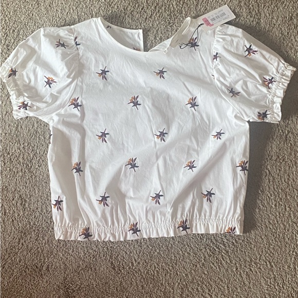 A Loves A Cropped Poplin Top - Picture 1 of 4